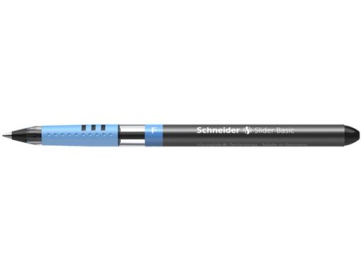 Balpen Schneider Slider Basic F 0,3mm zwart