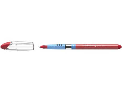 Balpen Schneider Slider Basic F 0,3mm rood