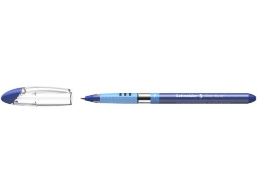 Balpen Schneider Slider Basic F 0,3mm blauw