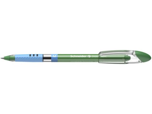 Balpen Schneider Slider Basic M 0,5mm groen