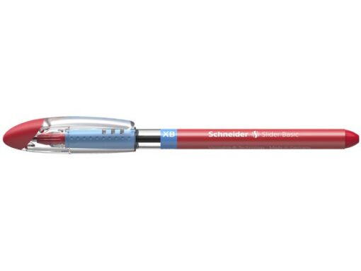 Balpen Schneider Slider Basic XB 1,4mm kogelbreedte rood