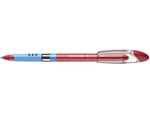 Balpen Schneider Slider Basic XB 1,4mm kogelbreedte rood