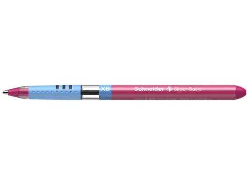 Balpen Schneider Slider Basic XB 1,4mm kogelbreedte roze