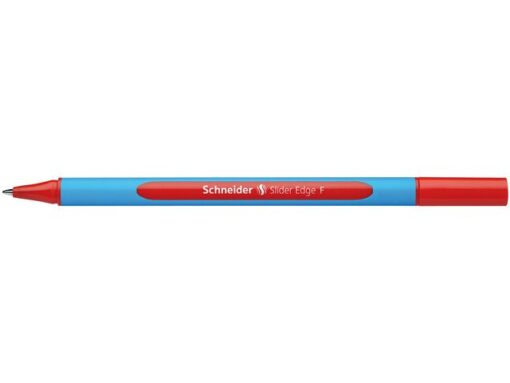 Balpen Schneider Slider Edge F 0,7mm rood