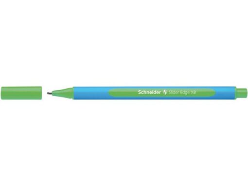 Balpen Schneider Slider Edge XB groen doos 10 stuks