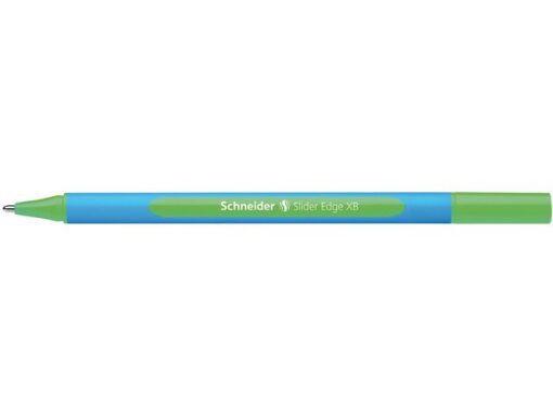 Balpen Schneider Slider Edge XB groen doos 10 stuks