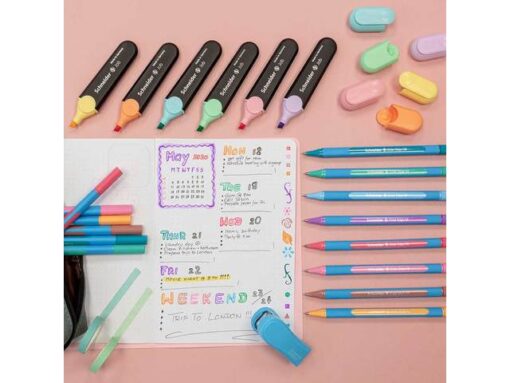 Balpen Schneider Slider Edge XB Pastel Baby-Blue doos 10    stuks