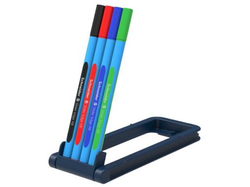 Balpen Schneider Slider Edge kartonetui a 4 stuks basic     kleuren