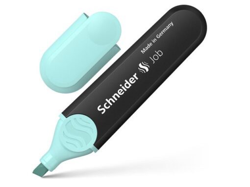 Tekstmarker Schneider Job pastel kleur turquoise
