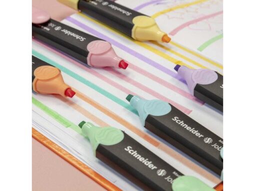 Tekstmarker Schneider Job pastel kleur turquoise