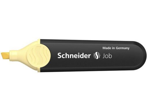 Tekstmarker Schneider Job pastel kleur vanille