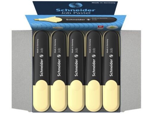 Tekstmarker Schneider Job pastel kleur vanille