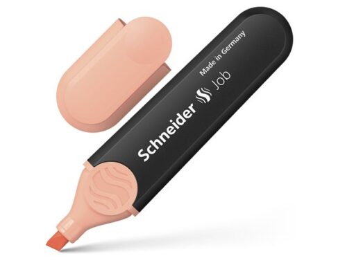 Tekstmarker Schneider Job pastel kleur perzik