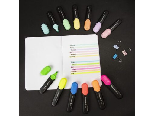 Tekstmarker Schneider Job pastel kleur perzik