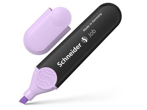 Tekstmarker Schneider Job pastel kleur lavendel