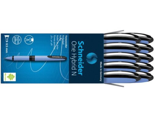 Rollerball Schneider One Hybrid N 0,5mm zwart
