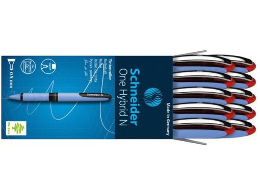 Rollerball Schneider One Hybrid N 0,5mm rood