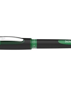 zelfs als de rollerball 2-3 dagen open blijft staan. Deze rollerball heeft een hoogwaardige metalen clip en een ergonomische rubberen oppervlak voor een perfecte pasvorm om ontspannen mee te schrijven. Onuitwisbare inkt volgens ISO 14145-2. De pen is CO2 neutraal geproduceerd. Schrijfkleur: Groen