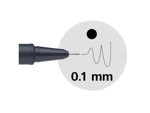 Fineliner Schneider Pictus 0,1 zwart