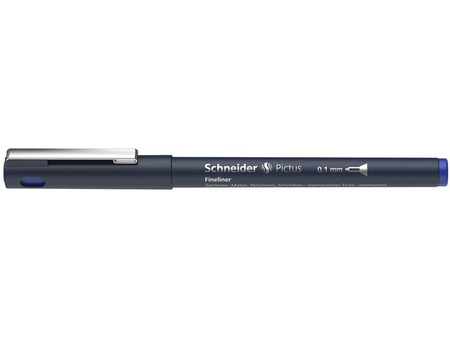 Fineliner Schneider Pictus 0,1 blauw