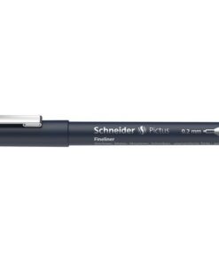 2 mm heeft een robuuste schrijfpunt in metalen omhulsel. De gepigmenteerde inkt is op waterbasis en watervast volgens ISO 14145-2 en heeft een zeer goede lichtechtheid. De Pictus is verkrijgbaar in 8 verschillende schrijfbreedtes en 4 kleuren en de schrijfkleur en schrijfbreedte worden weergegeven op zowel de houder als de dop. De fineliner is geschikt voor gebruik met linialen en sjablonen en ideaal voor tekenen