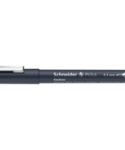 3 mm heeft een robuuste schrijfpunt in metalen omhulsel. De gepigmenteerde inkt is op waterbasis en watervast volgens ISO 14145-2 en heeft een zeer goede lichtechtheid. De Pictus is verkrijgbaar in 8 verschillende schrijfbreedtes en 4 kleuren en de schrijfkleur en schrijfbreedte worden weergegeven op zowel de houder als de dop. De fineliner is geschikt voor gebruik met linialen en sjablonen en ideaal voor tekenen