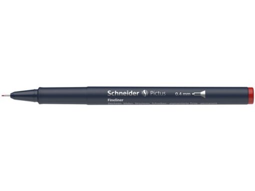 Fineliner Schneider Pictus 0,4 rood