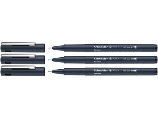 Fineliner Schneider Pictus Etui 3 stuks