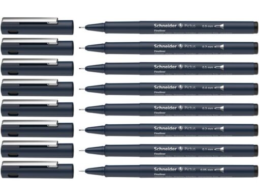 Fineliner Schneider Pictus Etui 8 stuks