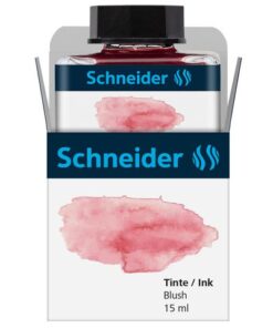 het potje is hersluitbaar door de draaidop. De inkt is verkrijgbaar in 8 verschillende pastelkleuren. Geschikt voor het navullen van pennen met de "piston technologie" / "piston convertor" Inhoud inktpot: 15ml. Kleur: Blush rood.