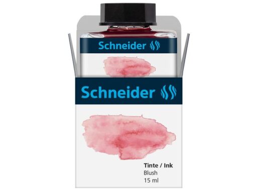 Inktpotje Schneider 15ml pastel Blush rood voor vulpen en   rollerball