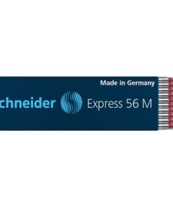 Voor meerkleuren balpen. Schrijft gegarandeerd vlekvrij en documentecht. Slijtvaste edelstalen punt. ISO 12757-2 D. Schrijfkleur rood.