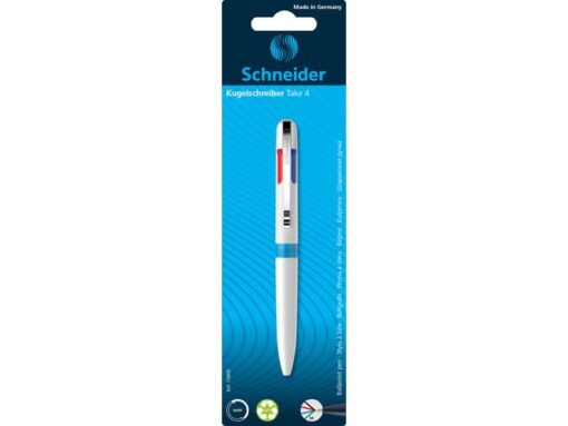 Balpen Schneider Take 4 op blister