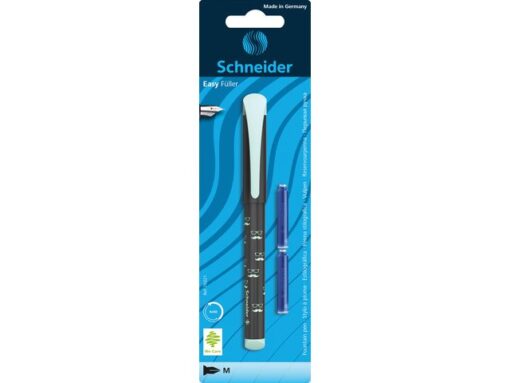 Vulpen Schneider Easy M blister incl. 2 inktpatronen assorti