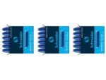 Inktpatronen Schneider 3 doosjes a 6 stuks op blister blauw