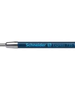 zoals veel op de markt verkrijgbare balpennen met X20-systeem. De slijtvaste edelstalen penpunt garandeert dat de inktinhoud volledig en vlekvrij gebruikt kan worden. Schrijfkleur blauw.
