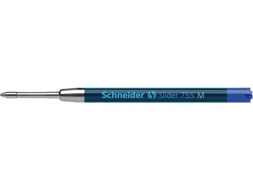 Balpenvulling Schneider Slider 755 M blauw blister