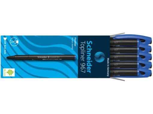 Fineliner Schneider Topliner 967 0,4 mm blauw