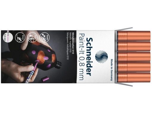 Metallic marker Schneider Paint-it 010 0.8mm koper metallic
