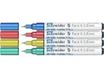 Metallic marker Schneider Paint-it 010 0.8mm etui 4st.      (metallic blauw, rood,