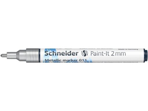 Metallic marker Schneider Paint-it 011 2mm zilver metallic