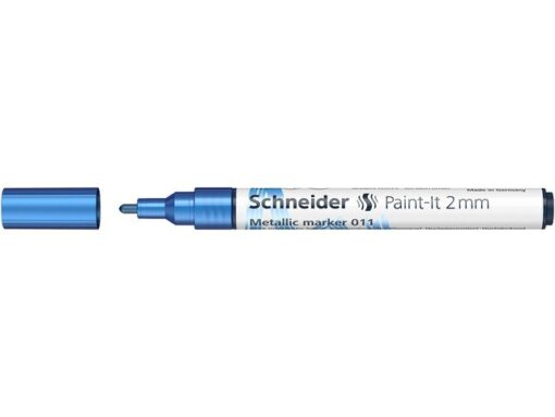Metallic marker Schneider Paint-it 011 2mm blauw metallic