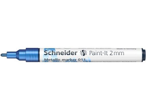 Metallic marker Schneider Paint-it 011 2mm blauw metallic