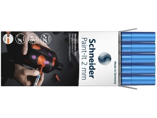 Metallic marker Schneider Paint-it 011 2mm blauw metallic