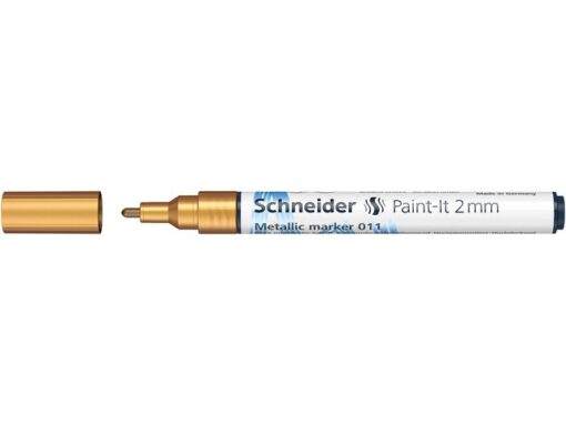 Metallic marker Schneider Paint-it 011 2mm goud metallic