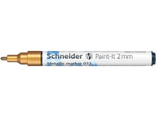 Metallic marker Schneider Paint-it 011 2mm goud metallic