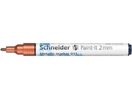 Metallic marker Schneider Paint-it 011 2mm koper metallic