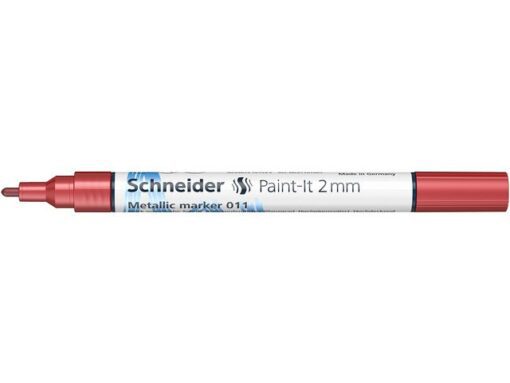 Metallic marker Schneider Paint-it 011 2mm rood metallic
