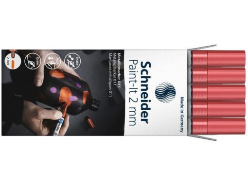 Metallic marker Schneider Paint-it 011 2mm rood metallic