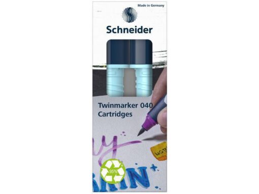 Twinmarker Schneider cartridge Paint-it 040 aqua blauw 027